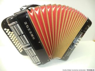 Hohner Ouverture V Clubsystem C F Handharmonika