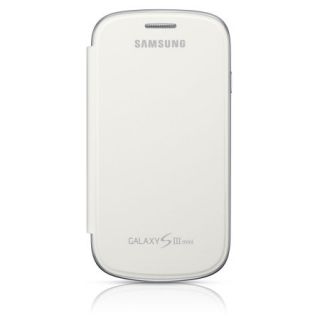 Genuine Samsung Galaxy S3 Mini Leather Flip Case EFC 1M7FWEC   Marble