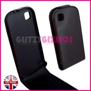 LEATHER FLIP COVER CASE POUCH FOR LG KM570 COOKIE MUSIC