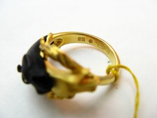 R569 750er 18kt Gelbgold Ring von Carrera y Carrera Pferd Pferde Kopf
