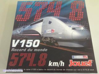Jouef HJ 2058 TGV 150 Weltrekord 574,8 km/h Unbespielt