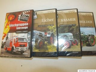 DVDs TRAKTOREN FEUERWEHR 2006 2012 KONVOLUT LÖSCHGRUPPENFAHRZEUGE