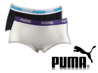 2er Pack Puma Damen Mini Shorts Unterwäsche verschiedene Farben S M L