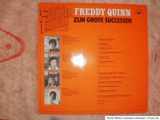 Vinyl LP   Freddy Quinn   Zijn Grote Successen   Polydor 2418240