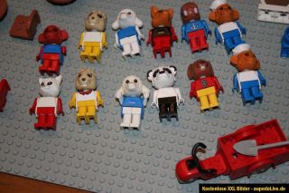 Lego Fabuland Figuren und Einzelteile  teile vom Karrusel