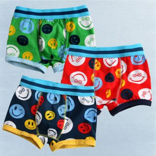 NEW Vaenait Baby Boy 3 pack of Underwear Boxer Briefs Set  Happy