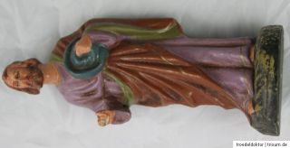 Alte Josef Krippe Krippenfigur Weihnachten 15 , 5 cm hoch Masse