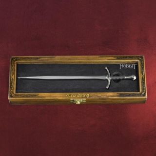 Der Hobbit Schwert Miniatur Glamdring Brieföffner 20cm, Schmuckbox