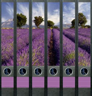 Provence Lavendel Ordner Ordneraufkleber Aufkleber Deko 605