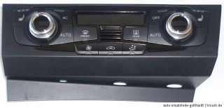 Audi A5 8T A4 8K S4 Q5 Klimabedienteil Bedieneinheit Klimabetätigung