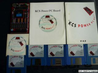 KCS Power PC Board Commodore Amiga 500 + Disks + more