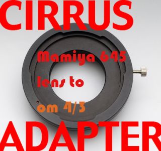 Mamiya 645 lens adapter 4/3 Olympus E 3 E 5 E 620 E 30