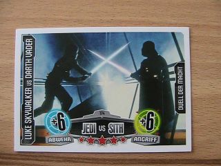 FORCE ATTAX Luke Skywalker vs Darth Vader (Duell der Macht) (Star Wars