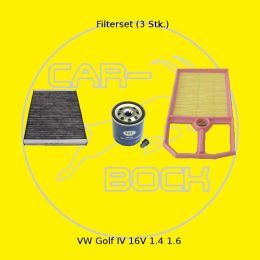 Filter Satz (3 Stk) Inspektionspaket VW Golf 4 1.4/1.6 16V