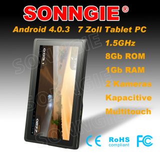 Zoll Tablet PC Android 4 0 5 Punkte kapazitive MULTITOUCH SONNGIE