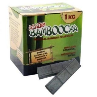 1kg Aladin Bamboocha Bambus Shisha Wasserpfeifen Nargile Hookah Kohle