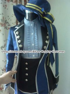 This is the cosplay costume for Ciel Phantomhive in Kuroshitsuji. This