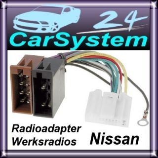 NISSAN Radioadapter ISO Radio Adapter Kabel #8 / 643