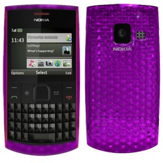 London Magic Store   Purple Silicrylic Gel Case Skin For Nokia X2 01