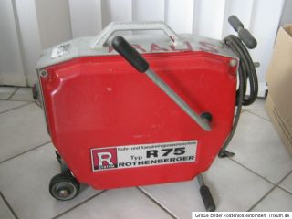 Rothenberger Rohrreinigungsmaschine R75 Kanalreinigungsmaschine