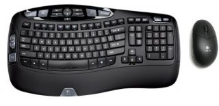 Logitech Wave Cordless Tastatur + RX650 opt. Mouse USB