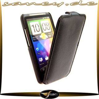 HTC Desire HD Hülle für Schutz Etui Flip Case Akku Deckel Tasche 3