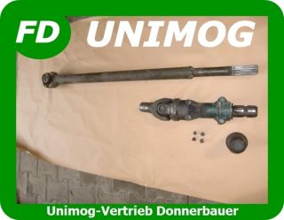Zapfwelle vorn für Unimog 403,406,416, U900 komplett mit Lagerbock