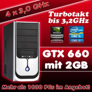 AUFRÜST PC INTEL CORE i5 3350P GTX 660   2GB/8GB DDR3 1333 Computer