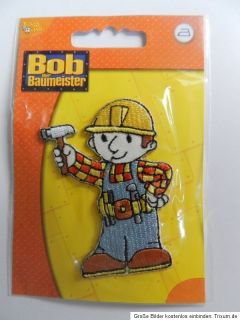 Bob der Baumeister Bügelbild Aufnäher Hose Shirt Bügelbild Patch