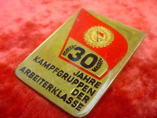30 JAHRE KAMPFGRUPPEN DER ARBEITERKLASSE DDR Orden GDR BRD 88