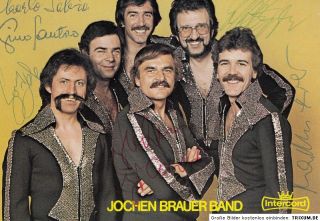 Jochen Brauer Band Intercord AK 70er Jahre Orig. Sign. +19149