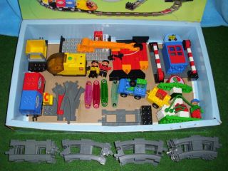 LEGO DUPLO 3325 Intelli Eisenbahn mit extra Schienen und Original
