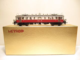 Metropolitan 693 Triebwagen BLS Ce 2/4 783 rot beige Messing H0 NEU