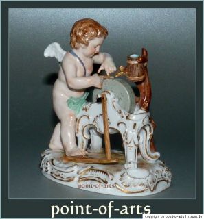 Meissen Porzellan Figur Amor C62 A. Ringler cherub Amor porcelain