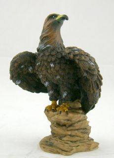 stolzer Adler Steinadler auf Berg Deko Figur exclusiv 15,5cm