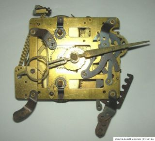 Altes Uhrwerk Messinguhrwerk Messing Schrott Ersatzteilspender Sammler