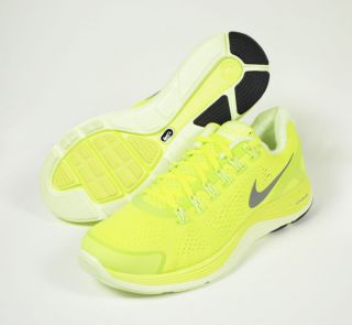 Nike Lunarglide+ 4 524977 707 Barley Volt Silver Neon Mens Running