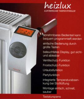 Produktbeschreibung HeizluxDesign Elektronischer Thermostatregler