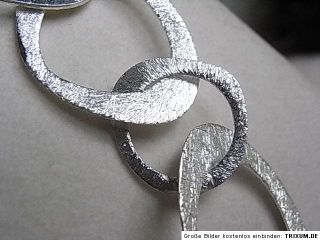 Silberkette modern mit großen Gliedern, 80cm, 925 Silber