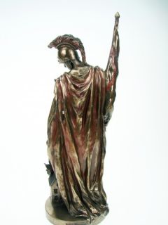 Heiliger Florian Figur bronziert Sammelfigur Schutzheiliger Feuerwehr