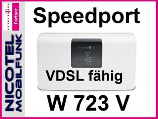 Speedport W723V VDSL / ADSL WLAN Router Telekom NEUWARE