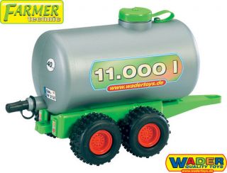 Wader Farmer Technic Traktor mit Frontlader mit Anhänger + gratis