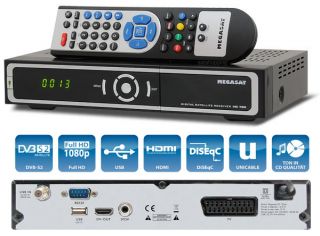 Megasat HD 720 HD720 FULL HDTV Digital SAT Receiver Unicable