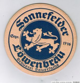 BD Brauerei Bauersachs Sonnefeld Löwenbräu Coburg