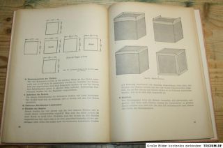 altes Bastelbuch Pappmesser & Kleisterpinsel, Einbände, Buchrücken