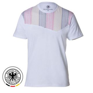 Original DFB Shirt Deutschland Herren weiß T Shirt kurzarm Rundhals
