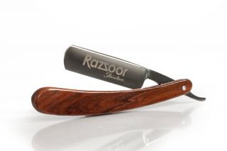 RAZZOOR Rasiermesser Rosewood   Klinge aus rostfreiem Stahl