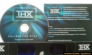 THX Calibrator Blu ray Disc + THX Optimizer Blue Filter Glasses