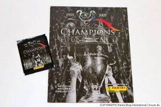 Panini CHAMPIONS OF EUROPE Champions League 2005 LEERALBUM EMPTY ALBUM