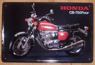 HONDA CB 750 Four, Blechschild, Motorrad, NEU